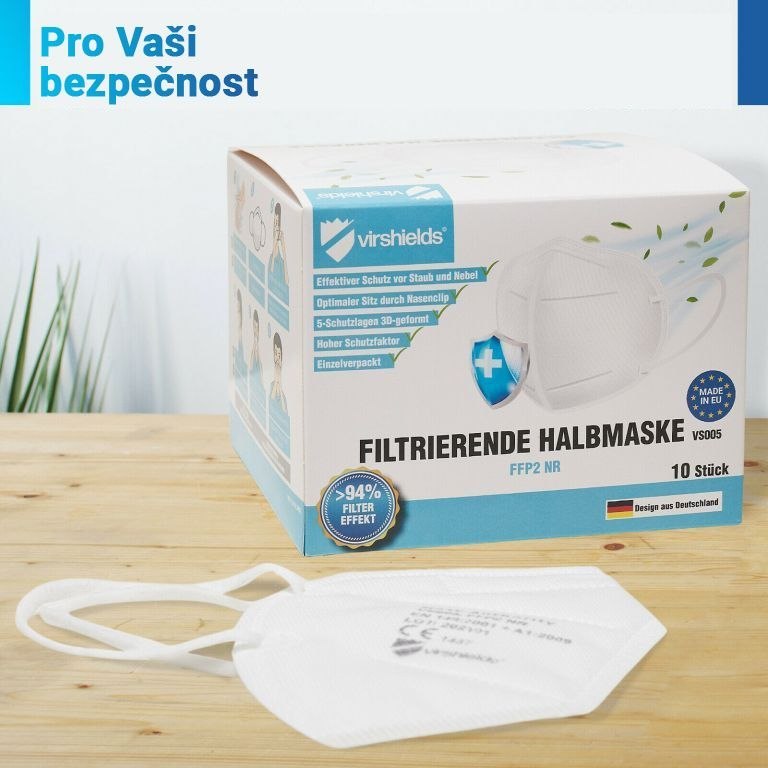 10 szt. - maska ochronna Virshields® FFP2